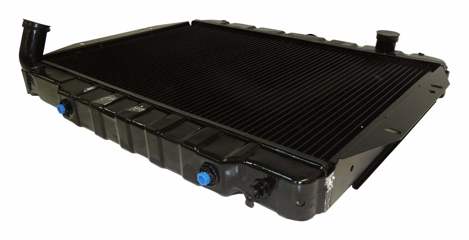 t Vintage - Aluminum Black Radiator - J5361574 Crown Automotive