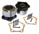 t Vintage - Metal Black Locking Hub Set - 400526 Crown Automotive