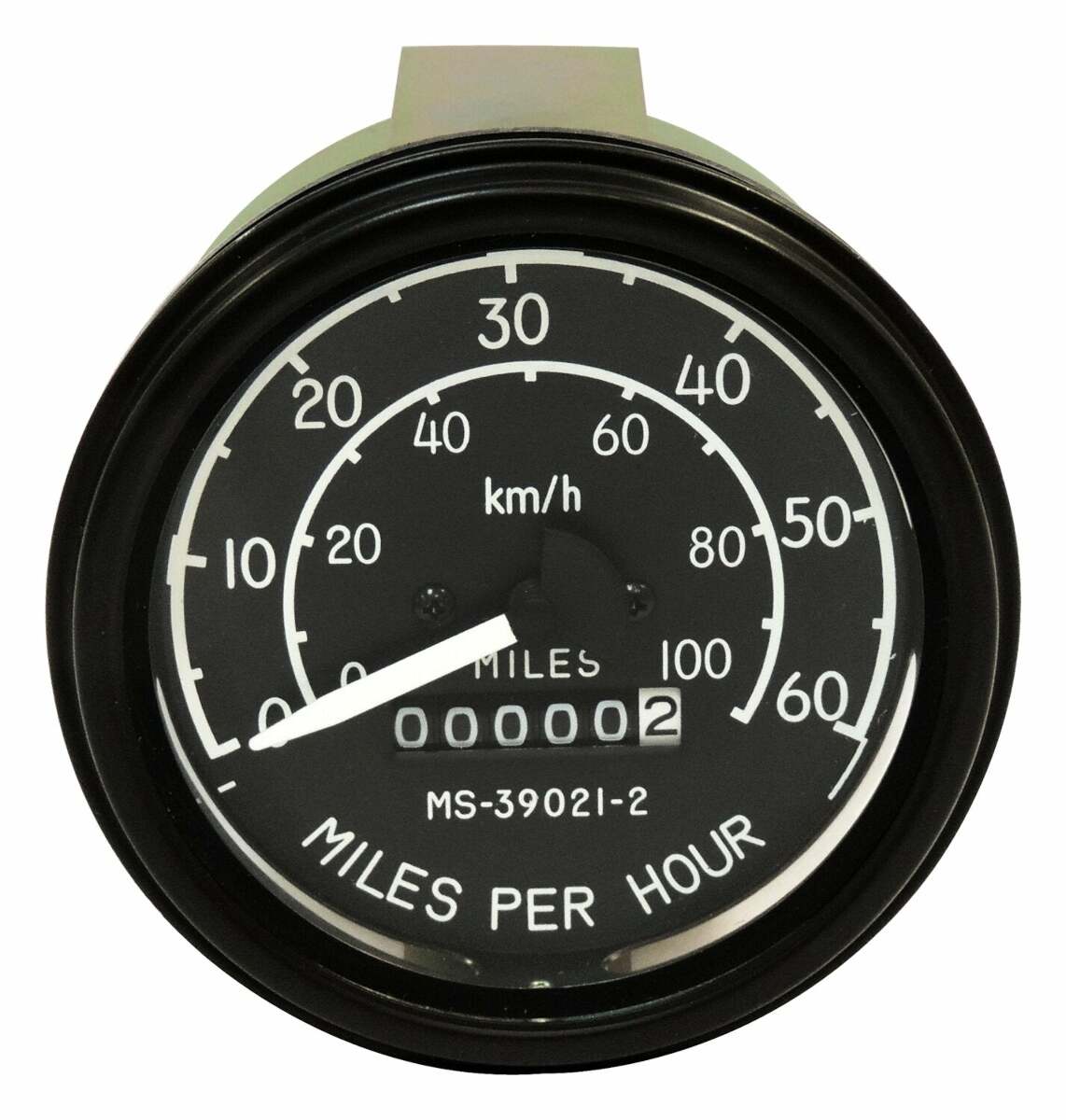 Jeep Vintage - Metal Black Speedometer - 640131
