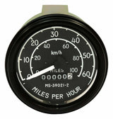 Jeep Vintage - Metal Black Speedometer - 640131