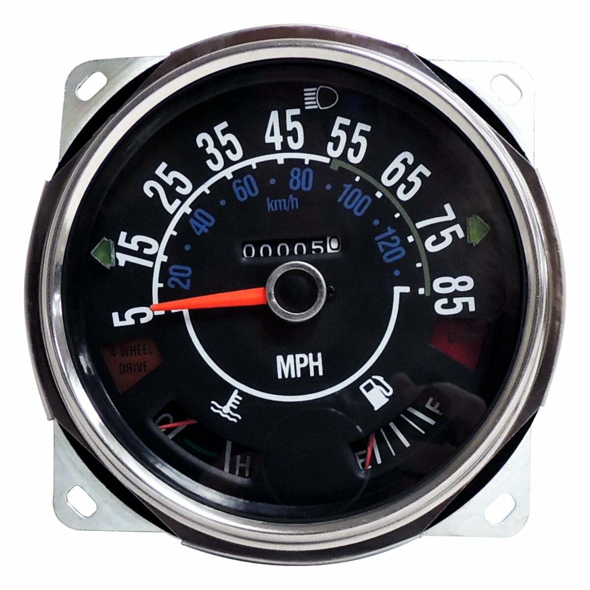 Jeep Vintage - Metal Black Speedometer Assembly J5761110