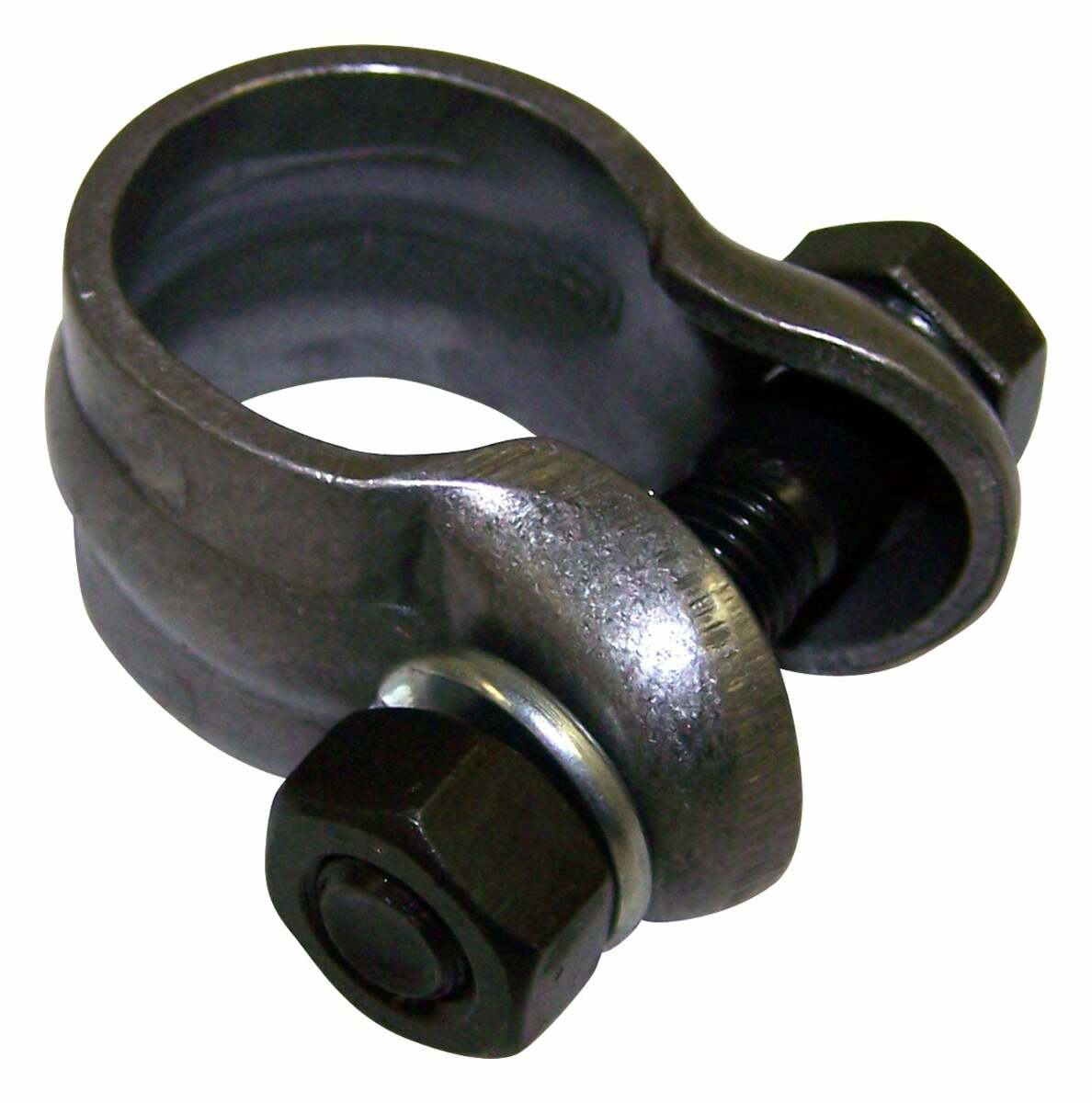 Vintage - Metal Gray steering tie rod Clamp JA000837