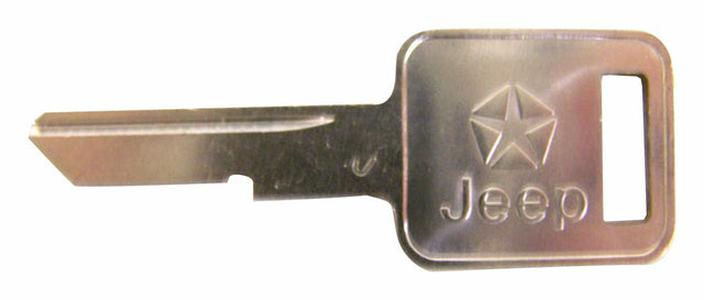Jeep Vintage - Metal Silver Key Blank - 3641914