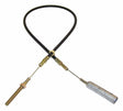 Vintage - Metal Silver Parking Brake Cable steel black J0640353