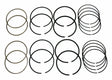 Vintage - Metal Piston Ring Set - 83500210K4