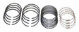 Vintage - Metal Piston Ring Set - 941889060