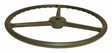 Vintage - Plastic Green Steering Wheel - 7375336 steel