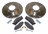 t Vintage - Semi-Metallic Unpainted Disc Brake Service Kit - 5358568RK Crown Automotive