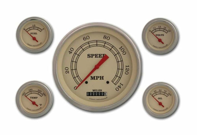 Classic Instruments analog dash gauge set