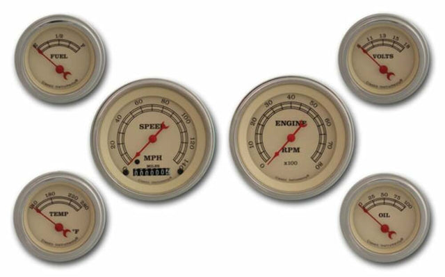 Classic Instruments analog dash gauge set