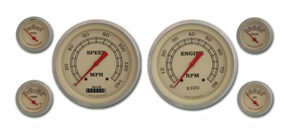Classic Instruments analog dash gauge set