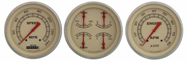 Classic Instruments analog dash gauge set