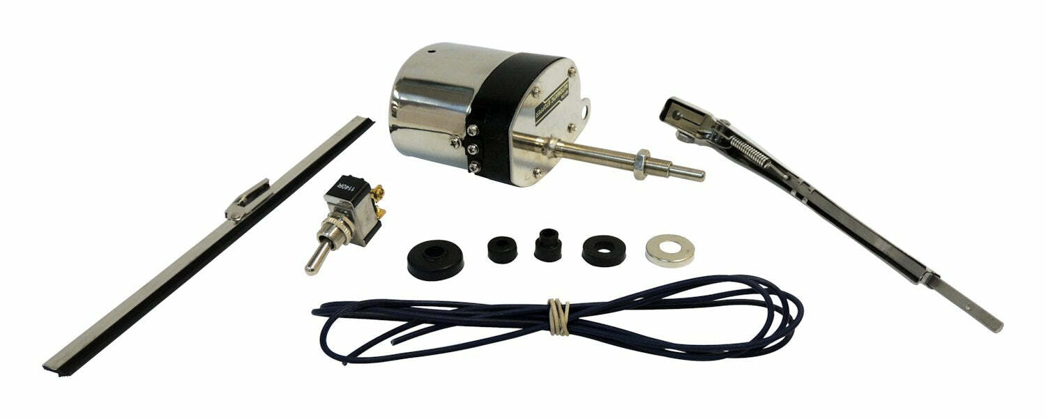 Vintage - Stainless Stainless Wiper Motor Kit - 12VST stainless steel