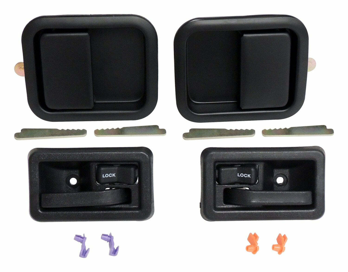 Vintage - Steel Black exterior door handle assembly Kit - 55076222MK