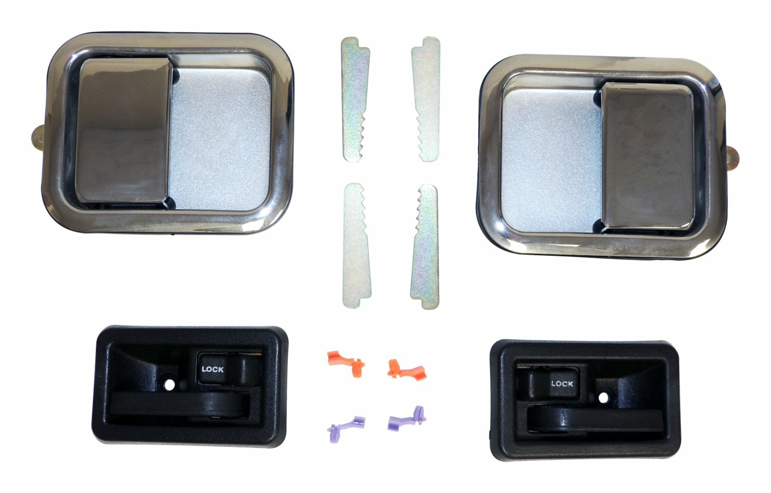 Vintage - Steel Black exterior door handle assembly Kit - 5758172MK