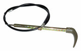 Vintage - Steel Green Emergency Brake Cable & Handle A1242