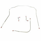 Front Brake Line Kit for 1954 Chevy Corvette stainless steel