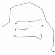 Front Brake Line Kit for 1974-1982 Chevy Corvette stainless steel