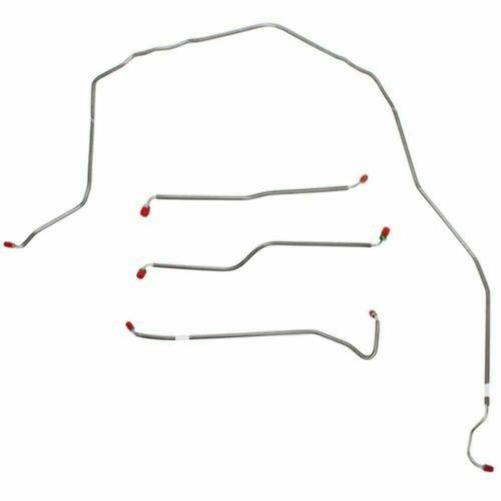 Front Brake Line Kit for 1974-1982 Chevy Corvette stainless steel