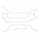 Front Brake Line Kit for 1986-1987 Chevy Corvette stainless steel