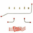 Fuel Line for 1956-1958 Chevy Corvette Pump-Carb stainless steel