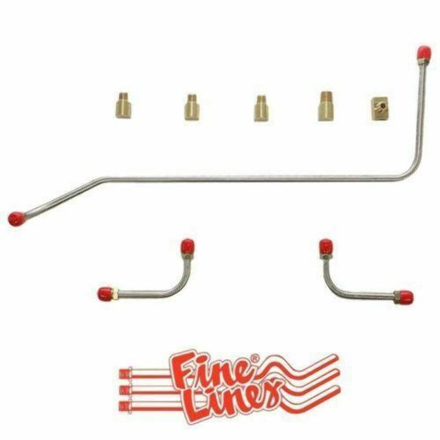 Fuel Line for 1956-1958 Chevy Corvette Pump-Carb stainless steel