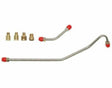 Fuel Line for 1963-1965 Chevy Corvette Pump-Carb stainless steel