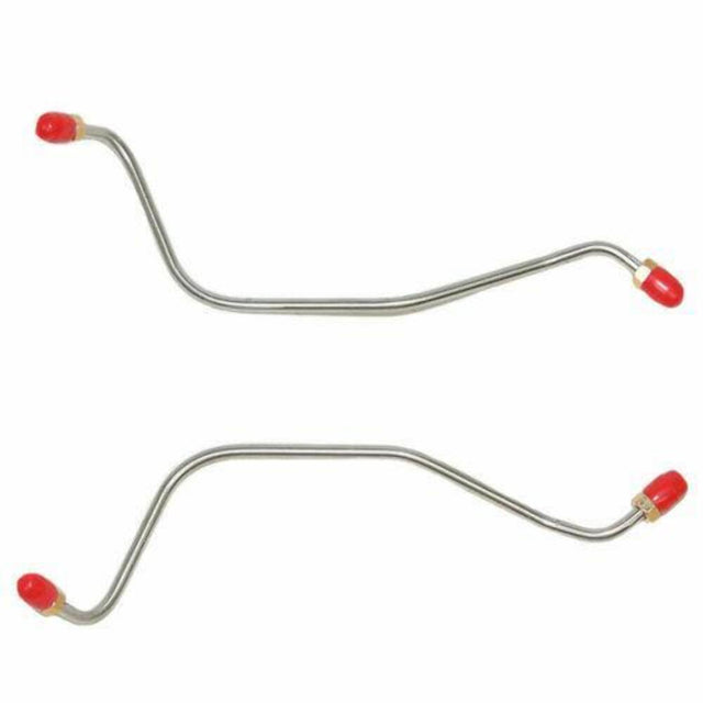 Brake Line for 1963-1964 Chevy Corvette Rear Axle Lines 2 Piece drum brakes stainless steel