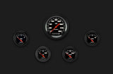 Velocity Black Five Gauge Set 00 VS00BBLF