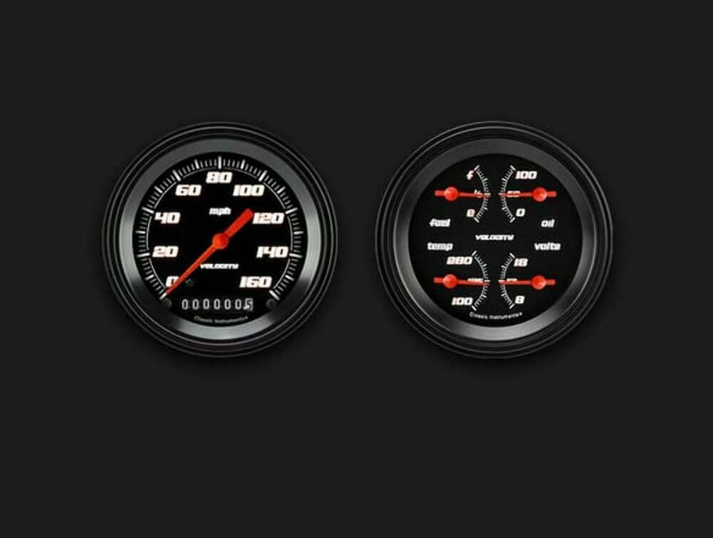 Velocity Black Series Two Gauge Set VS02BBLF