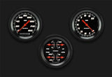 Velocity Black Series Three Gauge Set VS03BBLF