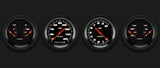 Velocity Black Series Four Gauge Set VS05BBLF
