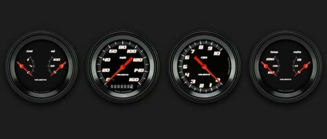 Velocity Black Series Four Gauge Set VS05BBLF