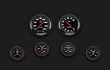 Velocity Black Six Gauge Set 101 VS101BBLF