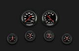 t Velocity Black Six Gauge Set 101 VS101BBLF Classic Instruments