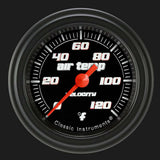Velocity Black 2 1/8" Outside Air Temp. Gauge VS199BBLF