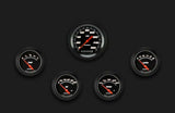 Velocity Black Five Gauge Set 200 VS200BBLF