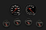 Velocity Black Six Gauge Set 251 VS251BBLF