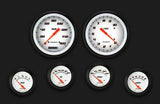 Velocity White Six Gauge Set 251 VS251WBLF