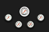 Velocity White Five Gauge Set 300 VS300WBLF