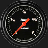 Velocity Black 2 5/8" Fuel Gauge VS309BBLF