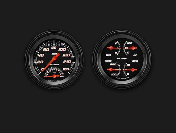 Velocity Black Series Two Gauge Set VS32BBLF