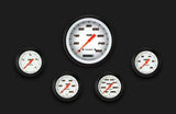 Velocity White Five Gauge Set 354 VS354WBLF