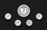 Velocity White Five Gauge Set 365 VS365WBLF