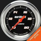 Velocity Black 2 5/8" Air Fuel Ratio Gauge VS394BAPF