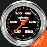 Velocity Black 2 5/8" Cylinder Head Temp. Gauge VS397BAPF