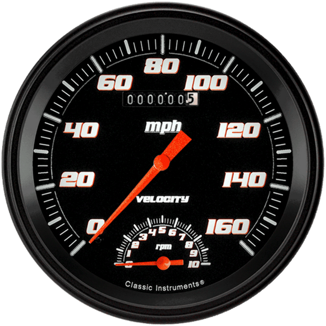 Velocity Black 4 5/8" Speedtachular VS50BBLF