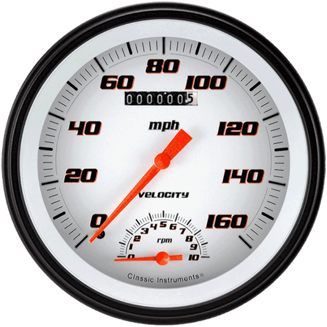 Velocity White 4 5/8" Speedtachular VS50WBLF