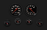 Velocity Black Six Gauge Set 51 VS51BBLF