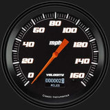 Velocity Black 4 5/8" Speedometer with Information Screen VS56DBBLF